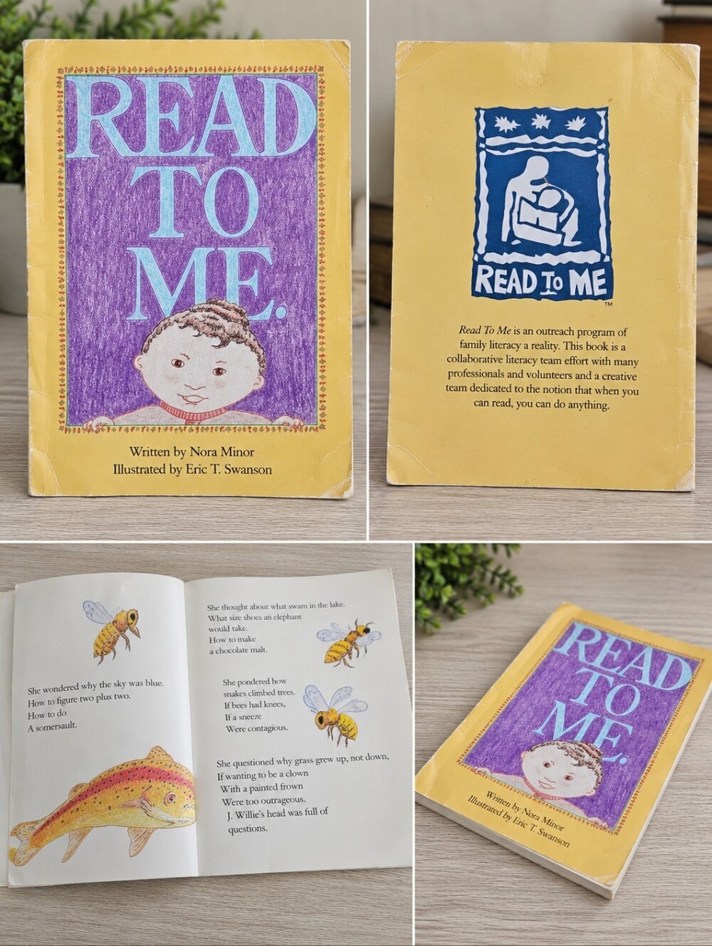 Read to Me – Nora Minor, Eric T. Swanson – Vintage Children’s Literacy Paperback